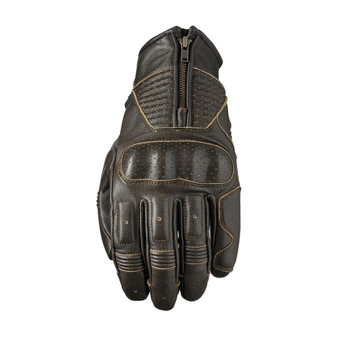 FIVE KANSAS MOTORCYCLE GLOVES - BROWN