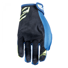 FIVE MXF 4 SCRUB OFFROAD GLOVES - BLUE/FLURO