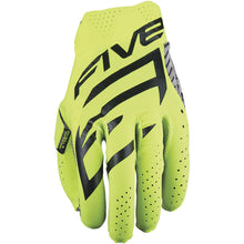 FIVE MXF RACE GLOVES - FLURO YELLOW