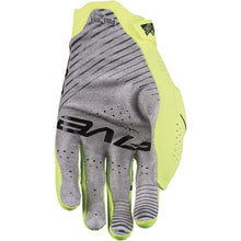 FIVE MXF RACE GLOVES - FLURO YELLOW