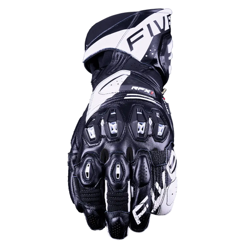 FIVE RFX-1 EVO RACING GLOVES - BLACK/WHITE