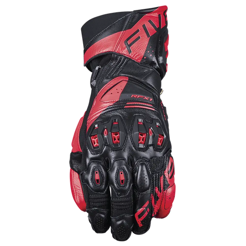 FIVE RFX-1 EVO RACING GLOVES - BLACK/RED