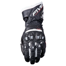 FIVE RFX-3 EVO RACING GLOVES - BLACK/WHITE