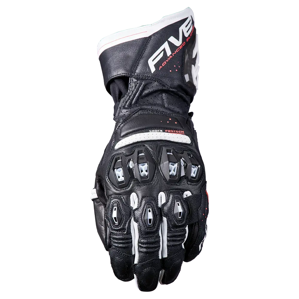 FIVE RFX-3 EVO RACING GLOVES - BLACK/WHITE