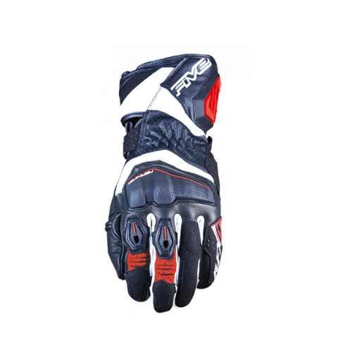 FIVE RFX-4 EVO RACING GLOVES - BLACK/WHITE/RED