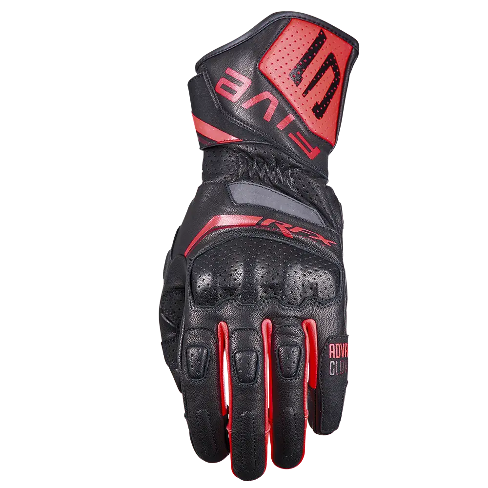FIVE RFX SPORT EVO RACING GLOVES - BLACK/RED