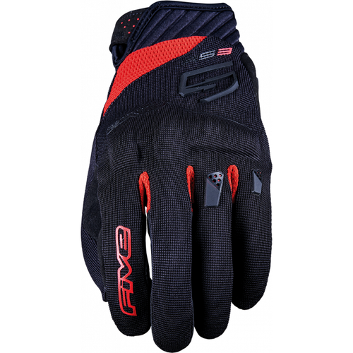 FIVE RS-3 EVO STREET URBAN GLOVES - BLACK/RED