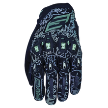 FIVE STUNT EVO 2 STREET URBAN GLOVES - GRAFFITI GLOW