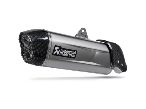 AKRAPOVIC SLIP-ON LINE TITANIUM MUFFLER SYSTEM W/CARBON END CAP FOR APRILIA TUAREG 660 22-UP