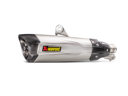 AKRAPOVIC SLIP-ON LINE TITANIUM MUFFLER SYSTEM W/CARBON END CAP FOR BMW S 1000 RR/M 1000 RR 17-18