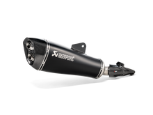 AKRAPOVIC SLIP-ON LINE BLACK TITANIUM MUFFLER SYSTEM W/CARBON END CAP FOR BMW R 1250 RT 19-UP