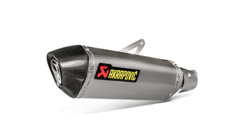 AKRAPOVIC SLIP-ON LINE TITANIUM MUFFLER SYSTEM W/CARBON END CAP FOR KAWASAKI NINJA 400 18-UP/Z400 19-UP