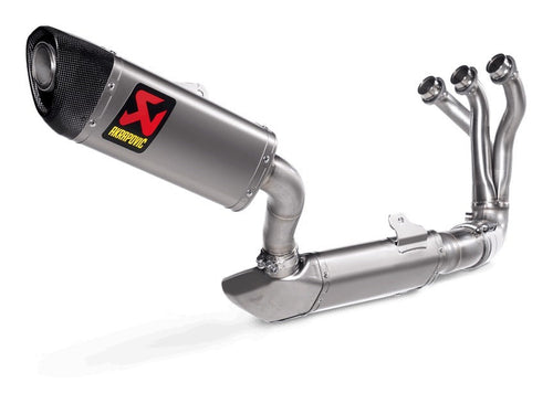 AKRAPOVIC RACING LINE TITANIUM EXHAUST SYSTEM W/CARBON END CAP FOR YAMAHA MT-09/FZ-09 21-22