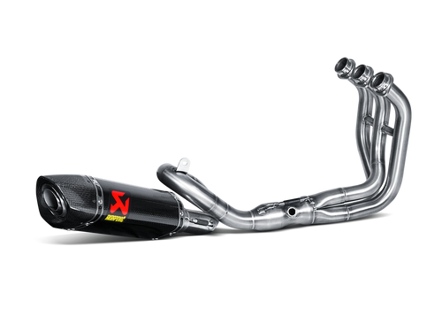 AKRAPOVIC RACING LINE CARBON EXHAUST SYSTEM W/CARBON END CAP FOR YAMAHA MT-09/FJ-09 14-20/XSR 900/GP 16-21