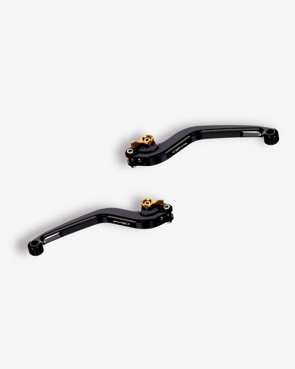 PUIG 3.0 ADJUSTABLE BRAKE & CLUTCH LEVER SET 2012-2023 KAWASAKI W800 - GOLD