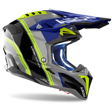 AIROH AVIATOR 3 HIMA GLOSS BLUE HELMET
