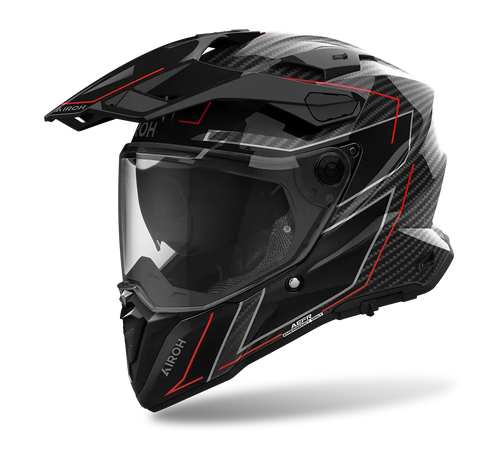 AIROH COMMANDER 2 CARBON STYLISH GLOSS HELMET