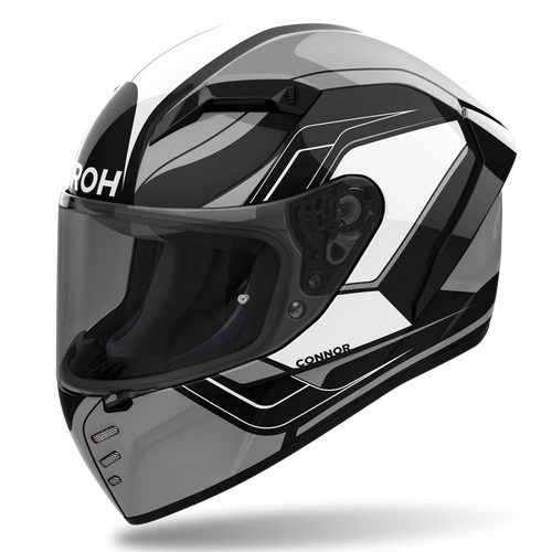 AIROH CONNER DUNK GLOSS BLACK HELMET