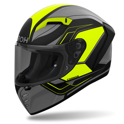 AIROH CONNER DUNK MATTE YELLOW HELMET