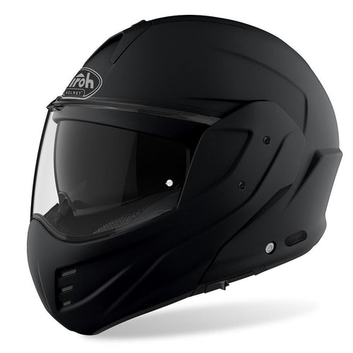 AIROH MATHISSE MODULAR MATTE BLACK MOTORCYCLE HELMET