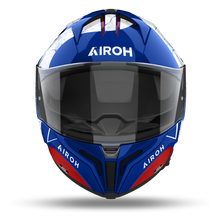 AIROH MATRYX SCOPE GLOSS BLUE/RED HELMET