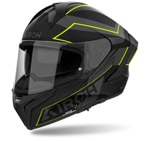 AIROH MATRYX SENTINEL MATT YELLOW HELMET