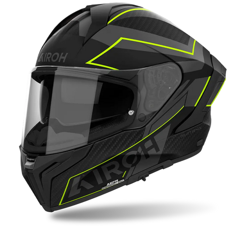 AIROH MATRYX SENTINEL MATT YELLOW HELMET