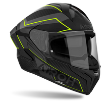 AIROH MATRYX SENTINEL MATT YELLOW HELMET