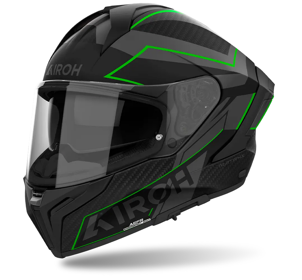 AIROH MATRYX SENTINEL MATT GREEN HELMET