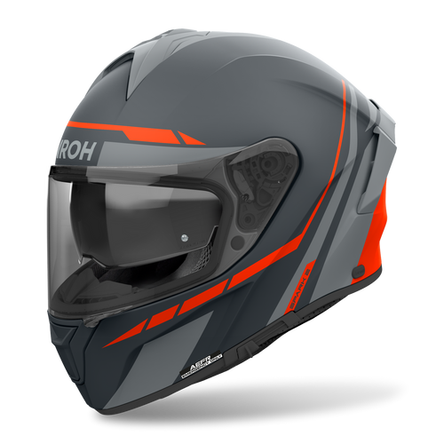 AIROH SPARK 2 SPINNER MATTE ORANGE MOTORCYCLE HELMET