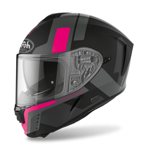 AIROH SPARK SHOGUN MATTE PINK MOTORCYCLE HELMET