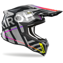 AIROH STRYKER BRAVE GLOSS GREY HELMET
