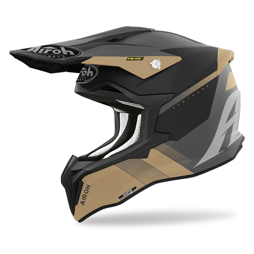 AIROH STRYKER BLAZER MATT GOLD HELMET