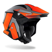 AIROH TRR-S TRIAL PURE MATTE ORANGE MOTORCYCLE HELMET