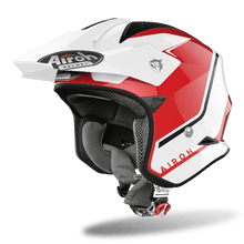 AIROH TRR S TRIAL KEEN GLOSS RED MOTORCYCLE HELMET