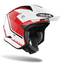 AIROH TRR S TRIAL KEEN GLOSS RED MOTORCYCLE HELMET