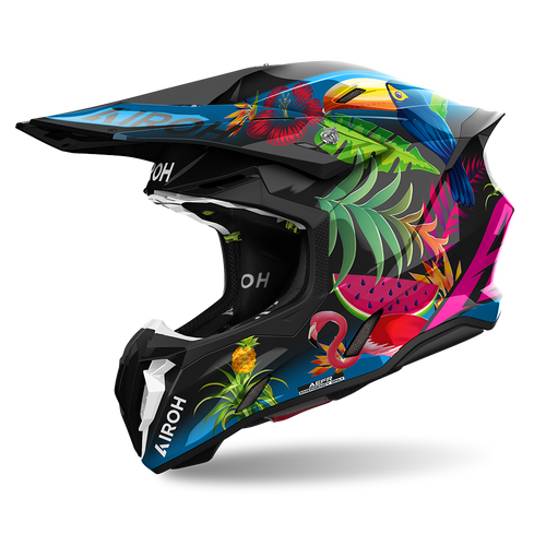 AIROH TWIST 3 AMAZONIA GLOSS HELMET