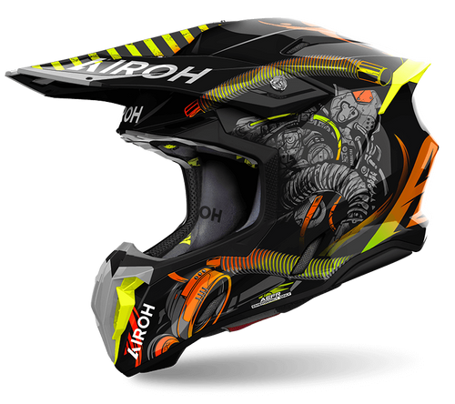 AIROH TWIST 3 TOXIC GLOSS HELMET