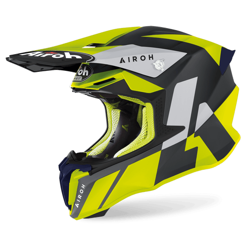 AIROH TWIST 2.0 LIFT MATTE YELLOW HELMET