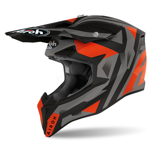 AIROH WRAAP SEQUEL MATTE ORANGE HELMET