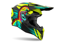 AIROH WRAAAP CYBER MATTE YELLOW HELMET