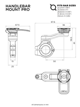 QUAD LOCK MOUNT MOTORCYCLE HANDLEBAR MOUNT PRO