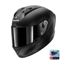 SHARK AERON MATT CARBON SKIN BLACK MOTORCYCLE HELMET