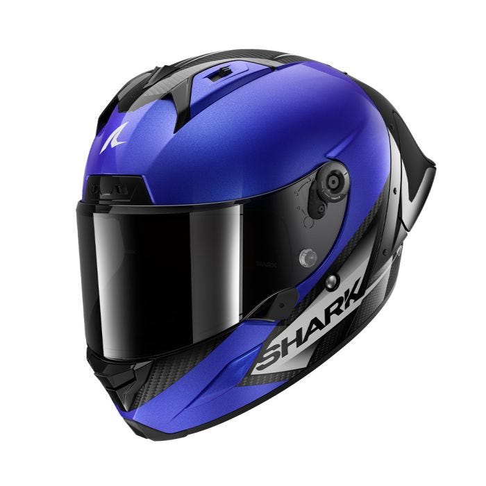 SHARK AERON GP GLOSS SP BLUE MOTORCYCLE HELMET