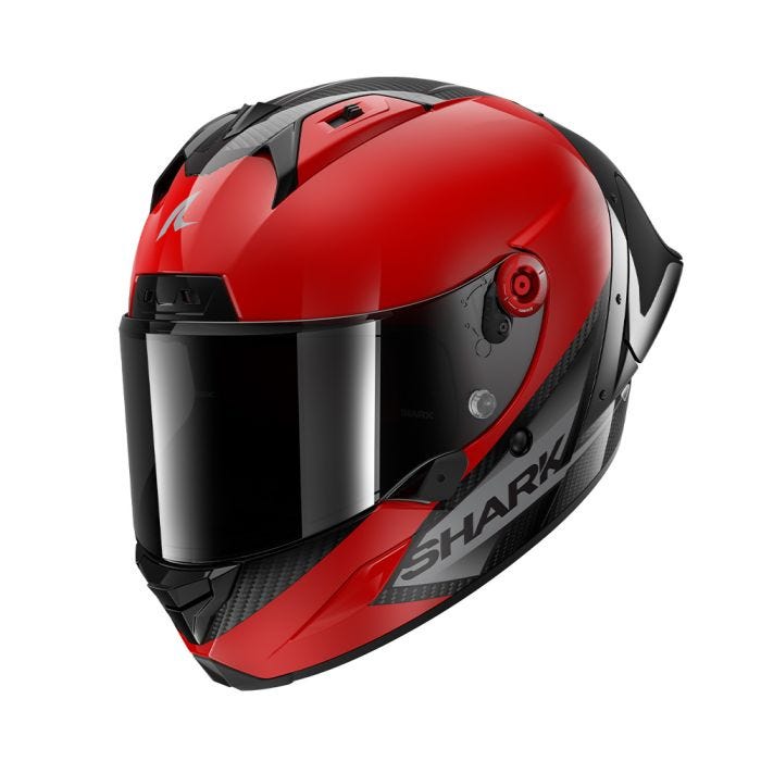SHARK AERON GP GLOSS SP RED MOTORCYCLE HELMET