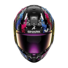 SHARK SKWAL I3 HELLCAT BLACK/CHROME/BLUE HELMET