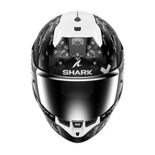 SHARK SKWAL I3 HELLCAT BLACK/CHROME/SILVER HELMET