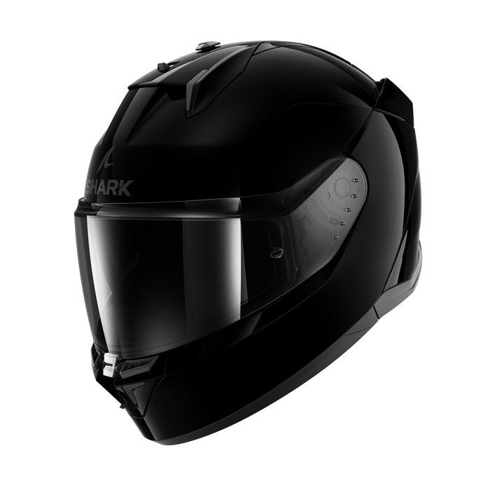 SHARK D SKWAL 3 GLOSS BLACK MOTORCYCLE HELMET (Size: XL)