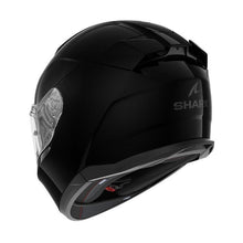 SHARK D SKWAL 3 GLOSS BLACK MOTORCYCLE HELMET (Size: XL)