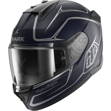 SHARK D-SKWAL 3 DRONE MATTE BLUE/SILVER/BLUE HELMET - TROY LEE DESIGNS